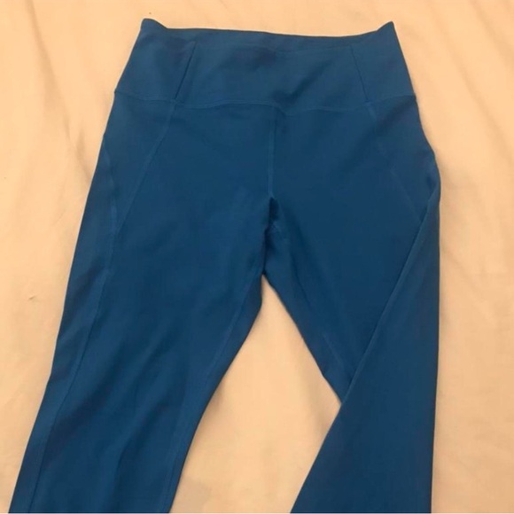 Girlfriend Collective Highrise Compressive Leggings in Lapis - Picture 2 of 4